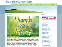 Tablet Screenshot of blackhillsgarden.com